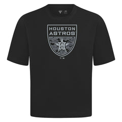 Houston Astros Levelwear Oversized Luxe Signature Knit Buckler T-Shirt Lifestyle