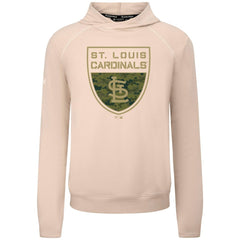 St. Louis Cardinals Levelwear Mandate Buckler Tri-Blend Pullover Hoodie Online