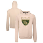 Cleveland Guardians Levelwear Mandate Buckler Tri-Blend Pullover Hoodie Lifestyle