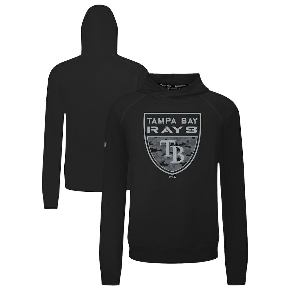 Tampa Bay Rays Levelwear Mandate Buckler Tri-Blend Pullover Hoodie Lifestyle