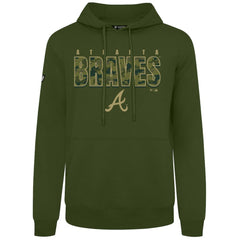 Atlanta Braves Levelwear Podium Protect Pullover Hoodie On Sale