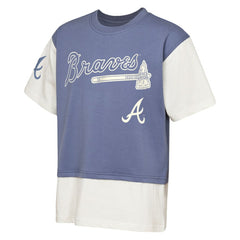 Atlanta Braves Outerstuff Youth Ultimate Pastels Premium Double Run T-Shirt Clearance