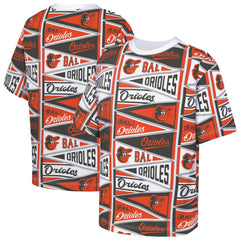 Baltimore Orioles Outerstuff Youth All-Over Pennant T-Shirt Clearance