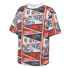 Detroit Tigers Outerstuff Youth All-Over Pennant T-Shirt Clearance