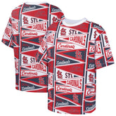 St. Louis Cardinals Outerstuff Youth All-Over Pennant T-Shirt Online