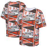 San Francisco Giants Outerstuff Youth All-Over Pennant T-Shirt Clearance