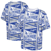 Los Angeles Dodgers Outerstuff Youth All-Over Pennant T-Shirt Sale