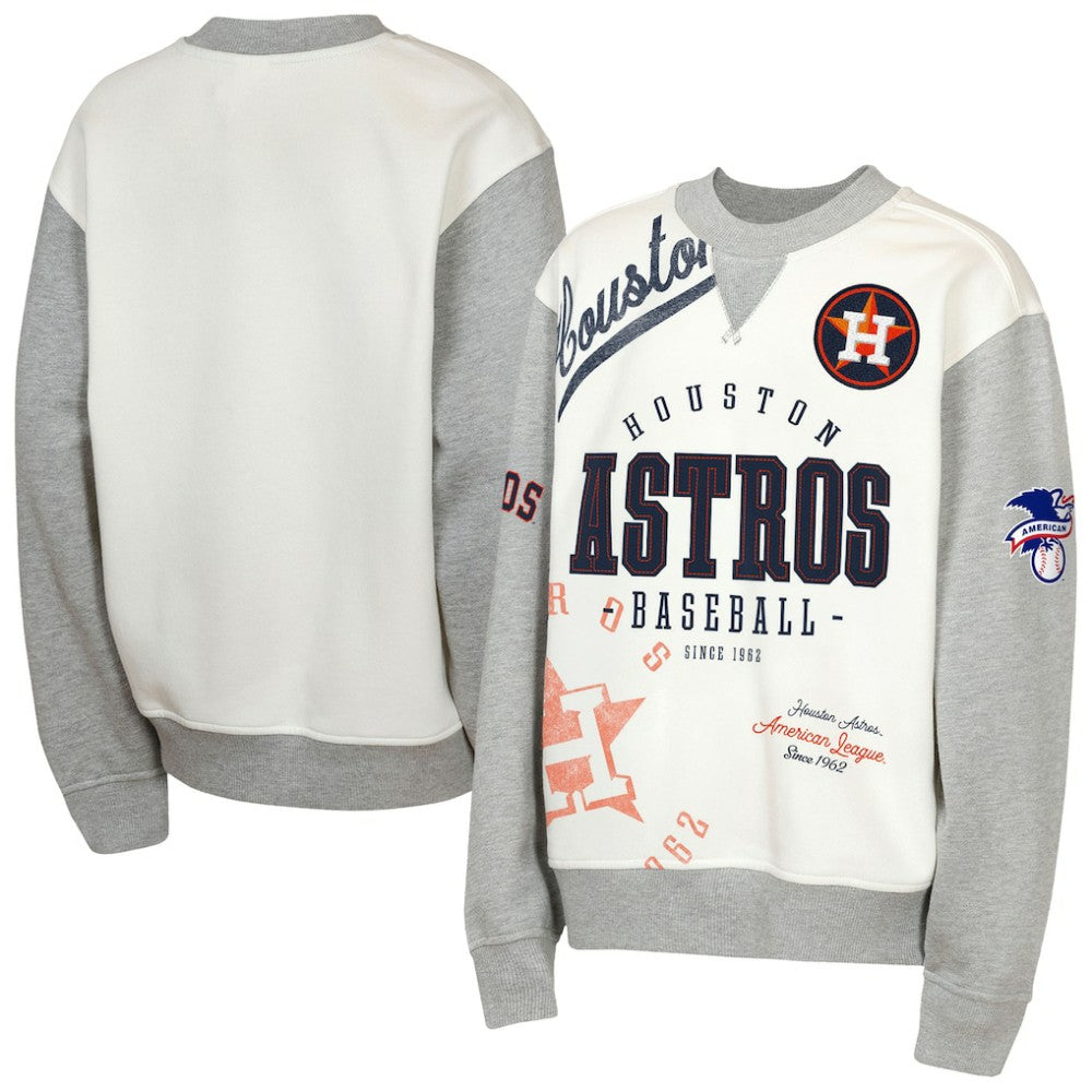 Houston Astros Outerstuff Youth Big League Power Hit Fleece Sweatshirt discount