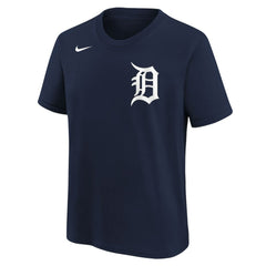 Detroit Tigers Nike Youth Wordmark T-Shirt On Sale