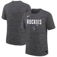 Colorado Rockies Nike Youth Authentic Collection Velocity Dri-FIT T-Shirt Clearance