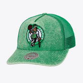 Mitchell & Ness - Boston Celtics Gameday Snow Wash Adjustable Trucker Hat - Kelly Green