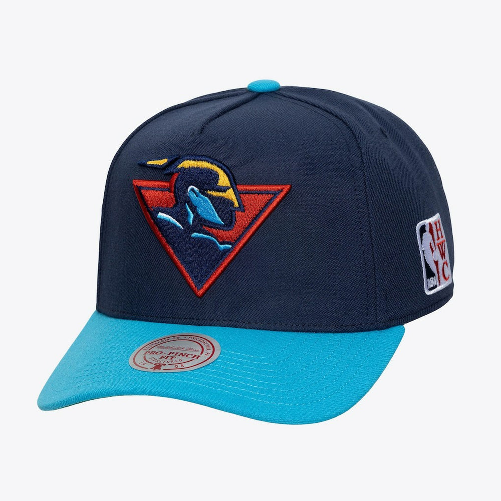 Mitchell & Ness - Golden State Warriors Hardwood Classics Legendary Away Pro-Pinch Adjustable Hat - Navy