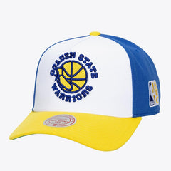 Mitchell & Ness - Golden State Warriors Legendary Home Pro Pinch Snapback Hat - White