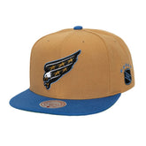 Washington Capitals Mitchell & Ness Legendary Away Snapback Hat Gold