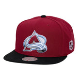 Colorado Avalanche - Mitchell & Ness Legendary Away Snapback Hat Burgundy