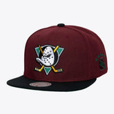 Anaheim Ducks - Mitchell & Ness Legendary Home Snapback Hat Maroon