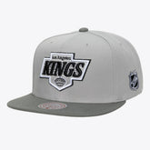 Los Angeles Kings - Mitchell & Ness Legendary Home Snapback Hat Gray