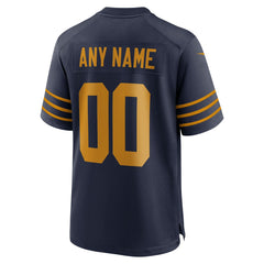 Green Bay Packers The 1923 Classic Game Custom Jersey Navy - Nike