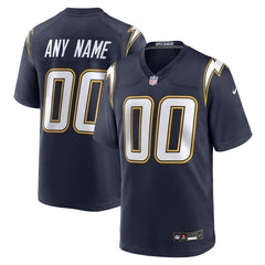 Los Angeles Chargers Alternate Super Chargers Game Custom Jersey Navy - Nike