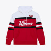 San Francisco 49ers Head Coach Hoodie Scarlet - Mitchell & Ness