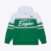 Philadelphia Eagles Head Coach Hoodie Kelly Green - Mitchell & Ness
