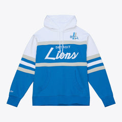 Detroit Lions Head Coach Hoodie Blue - Mitchell & Ness