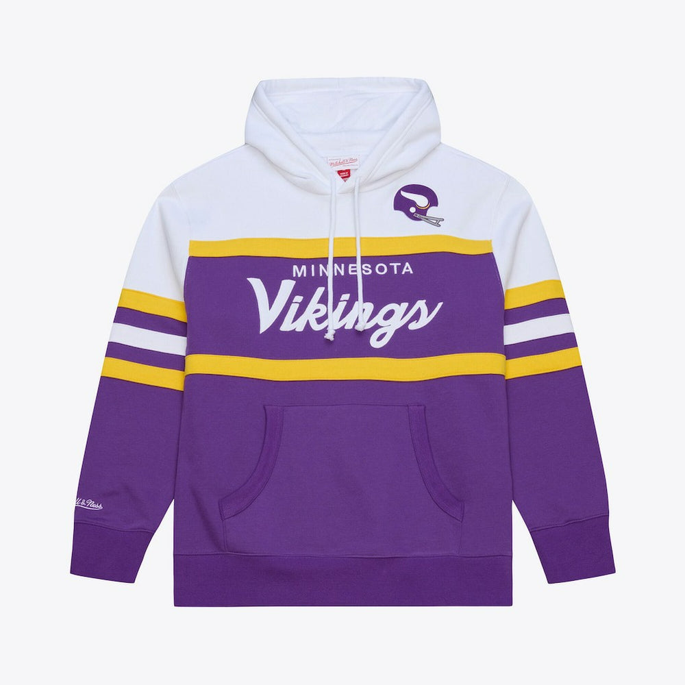 Minnesota Vikings Head Coach Hoodie Purple - Mitchell & Ness