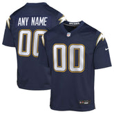 Los Angeles Chargers Youth Alternate Super Chargers Game Custom Jersey Navy - Nike