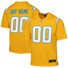 Los Angeles Chargers Youth Alternate Charger Power Game Custom Jersey Gold - Nike