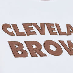 Cleveland Browns Arctic Fleece Sweatshirt White - Mitchell & Ness