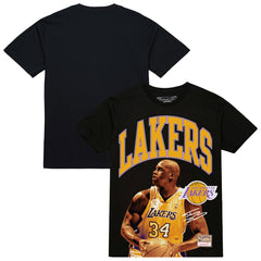 Mitchell & Ness - Shaquille O'Neal Los Angeles Lakers Hardwood Classics Player Arch T-Shirt - Black