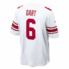 Jaxson Dart New York Giants Game Jersey White - Nike