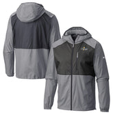 Columbia - Oklahoma City Thunder 2025 NBA Finals Champions Flash Forward Lightweight Full-Zip Hooded Windbreaker - Gray