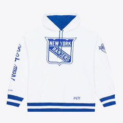 New York Rangers Mitchell & Ness Arctic Fleece Hoodie White