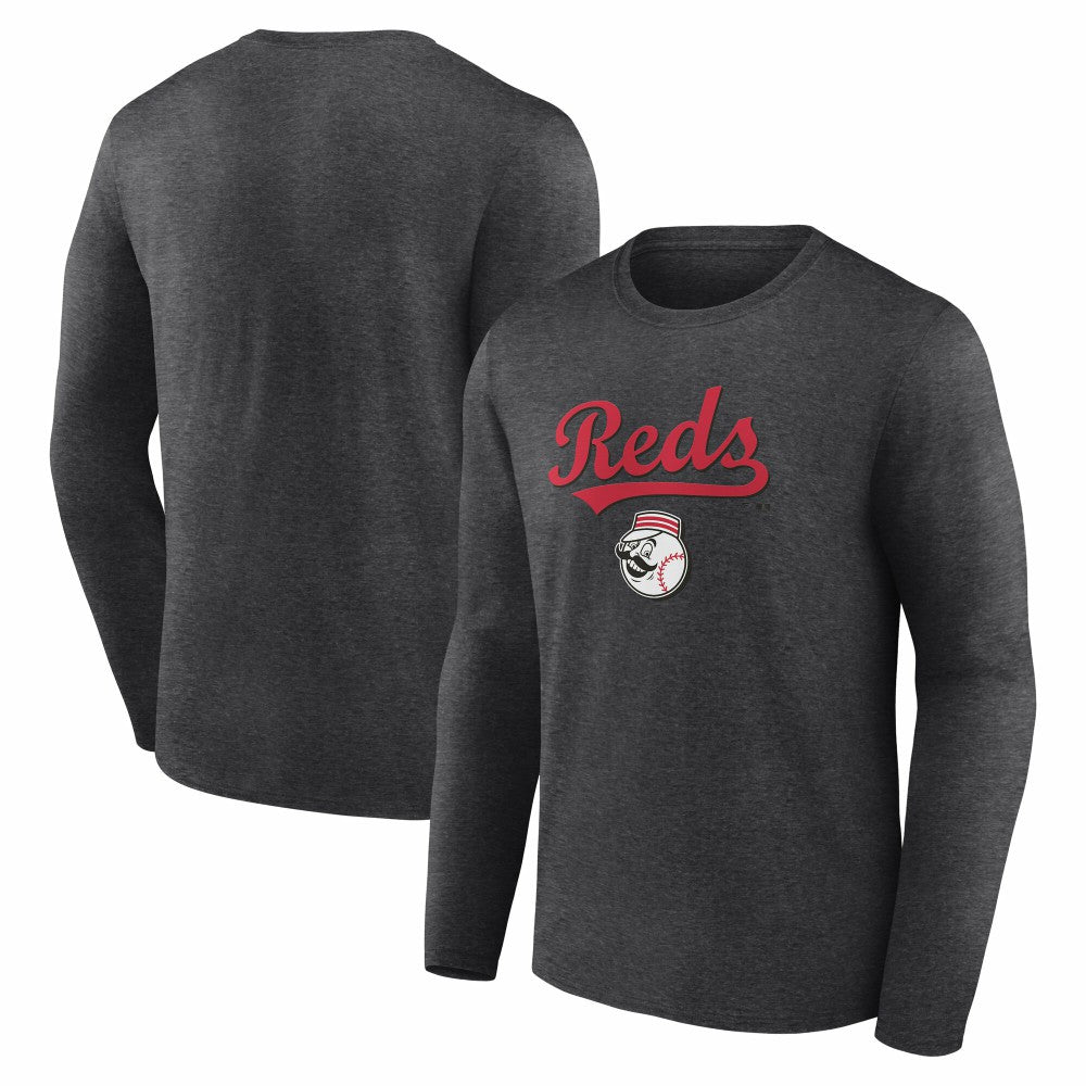 Cincinnati Reds Team Lockup Long Sleeve T-Shirt Online