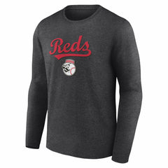 Cincinnati Reds Team Lockup Long Sleeve T-Shirt Online