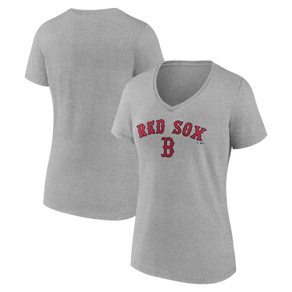 Boston Red Sox Women's Team Lockup V-Neck T-Shirt for sale