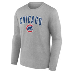 Chicago Cubs Team Lockup Long Sleeve T-Shirt Lifestyle