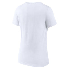 Chicago Cubs Women's Team Lockup V-Neck T-Shirt Clearance