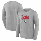 Cincinnati Reds Team Lockup Long Sleeve T-Shirt discount