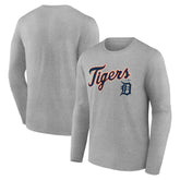 Detroit Tigers Team Lockup Long Sleeve T-Shirt Clearance