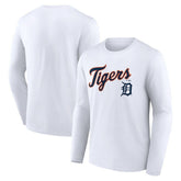 Detroit Tigers Team Lockup Long Sleeve T-Shirt Sale