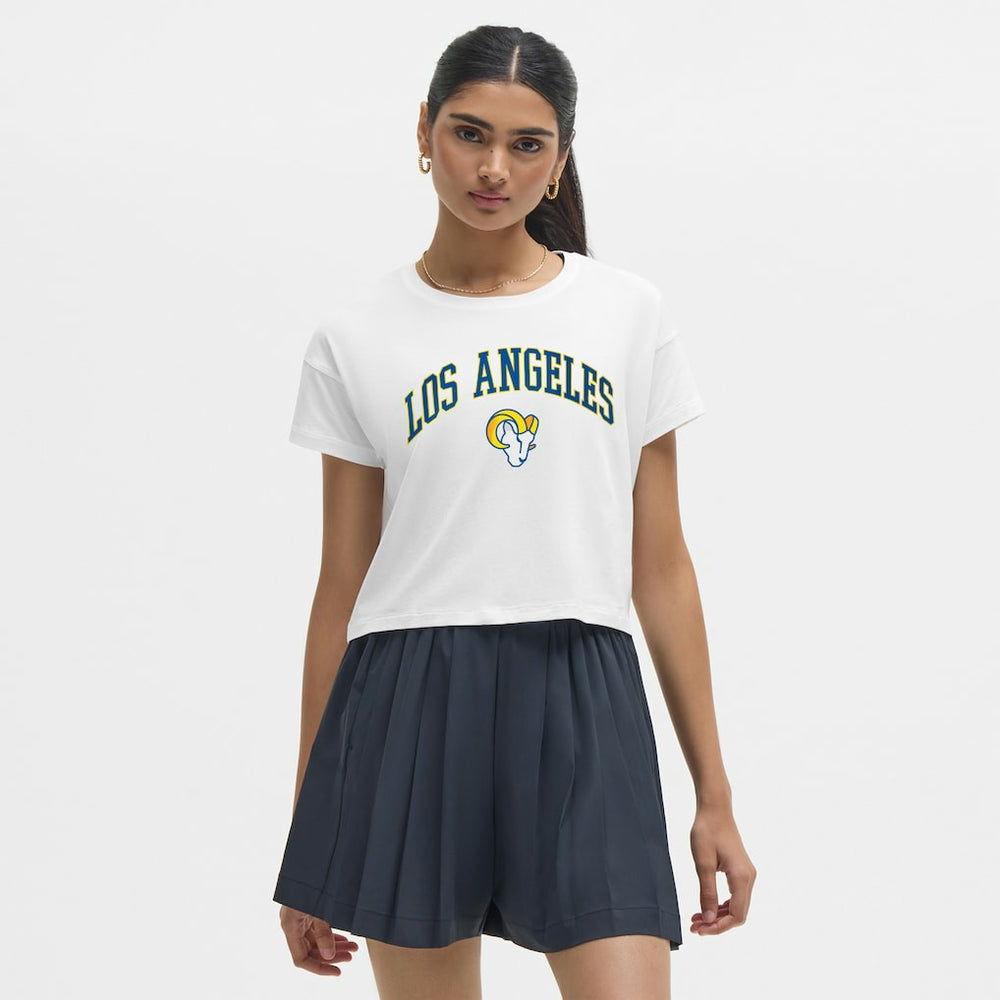 Los Angeles Rams lululemon Women's Cates T-Shirt White - NFL