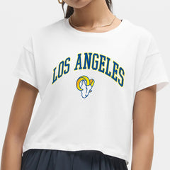 Los Angeles Rams lululemon Women's Cates T-Shirt White - NFL