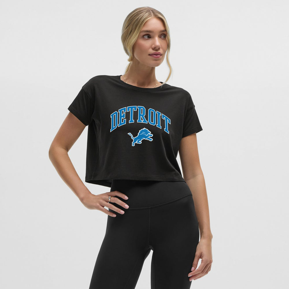 Detroit Lions lululemon Women's Cates T-Shirt Black - NFL