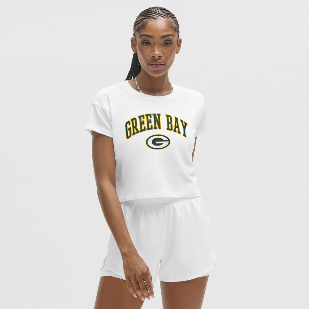 Green Bay Packers lululemon Women's Cates T-Shirt White - NFL