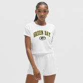 Green Bay Packers lululemon Women's Cates T-Shirt White - NFL