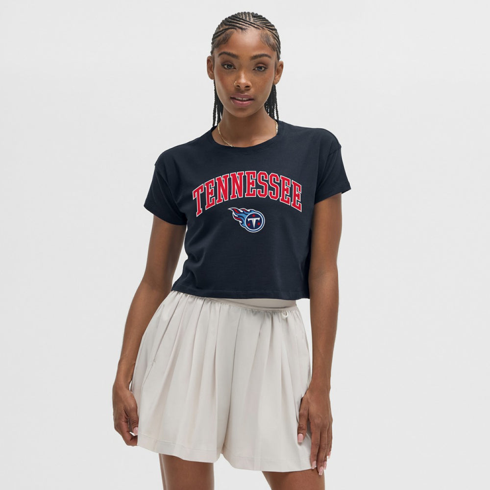 Tennessee Titans lululemon Women's Cates T-Shirt Navy - NFL