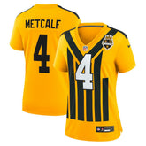 DK Metcalf Pittsburgh Steelers Women's Alternate 1933 Throwback Game Jersey Gold - Nike