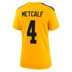 DK Metcalf Pittsburgh Steelers Women's Alternate 1933 Throwback Game Jersey Gold - Nike
